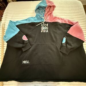 I Am Okaish Oversized Hoodie Celina Spooky Boo A+ 40 “x 40” Supersoft Thick